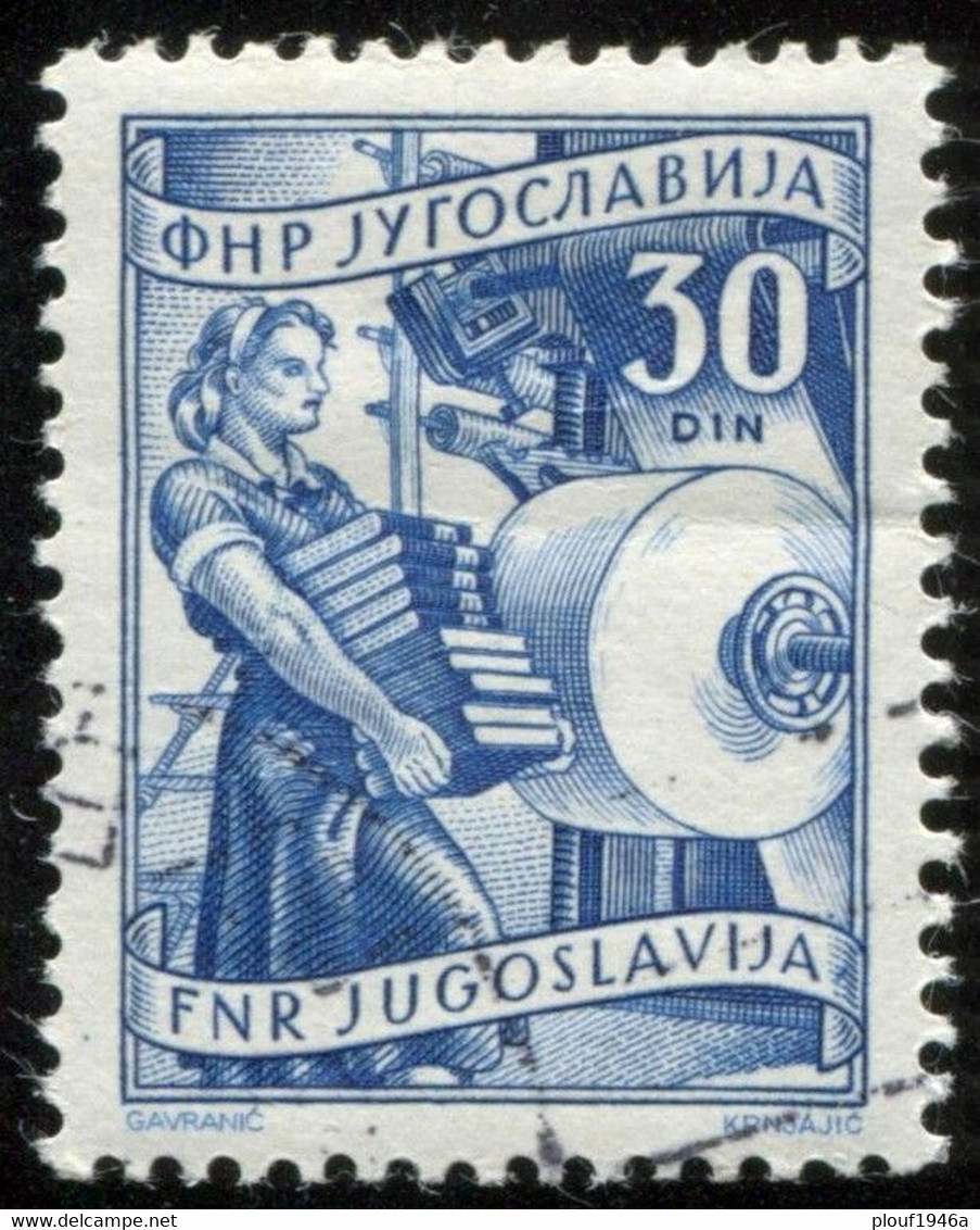 Pays : 507,2 (Yougoslavie : République Démocratique Fédérative)   Yvert Et Tellier N° :    595 (o) - Gebraucht