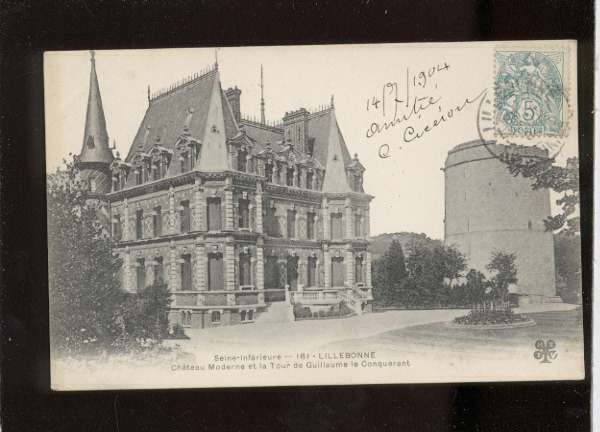 001056 Lillebonne Château Moderne Et La Tour De Guillaume Le Conquérant édit MTIL N°161 - Lillebonne