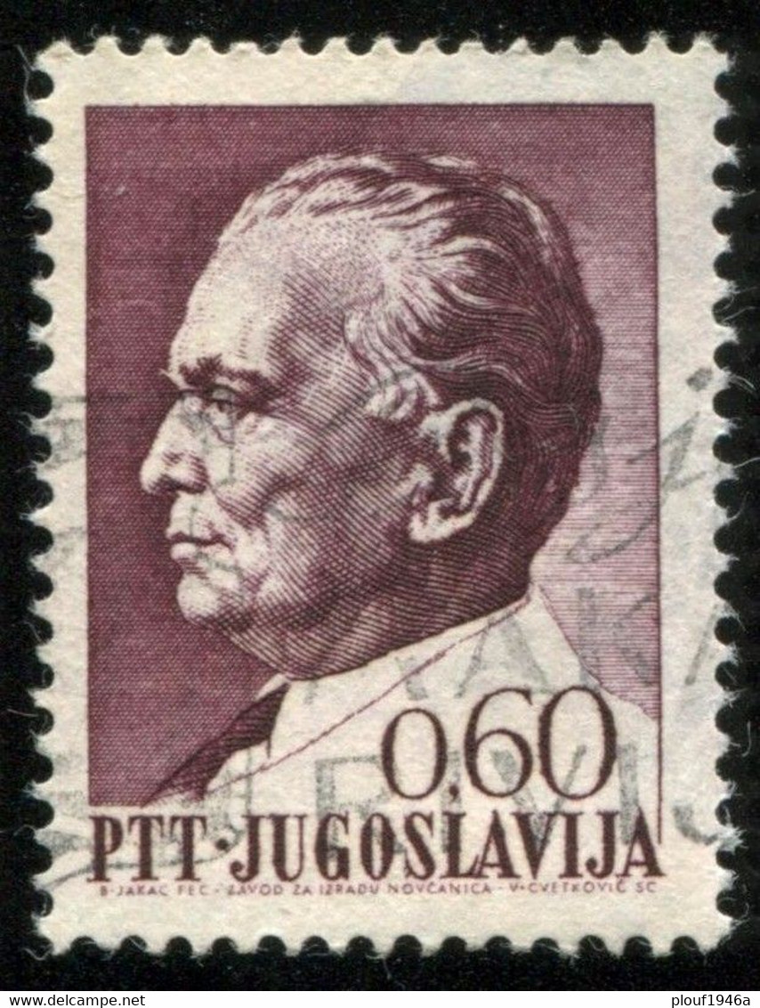 Pays : 507,2 (Yougoslavie : République Démocratique Fédérative)   Yvert Et Tellier N° :   1154 (o) - Oblitérés