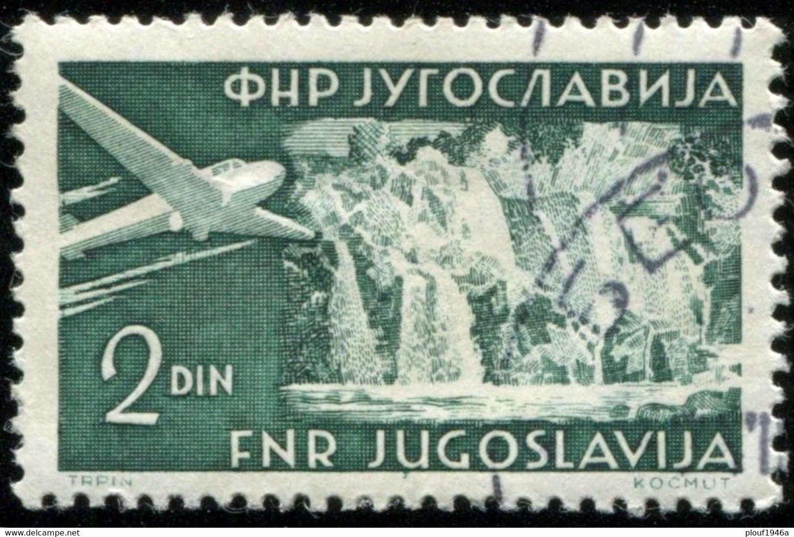 Pays : 507,2 (Yougoslavie : République Démocratique Fédérative)   Yvert Et Tellier N° : Aé    33 (o) - Airmail