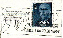 Postal 1976 ALIMENTARIA  Barcelona - Cartas & Documentos