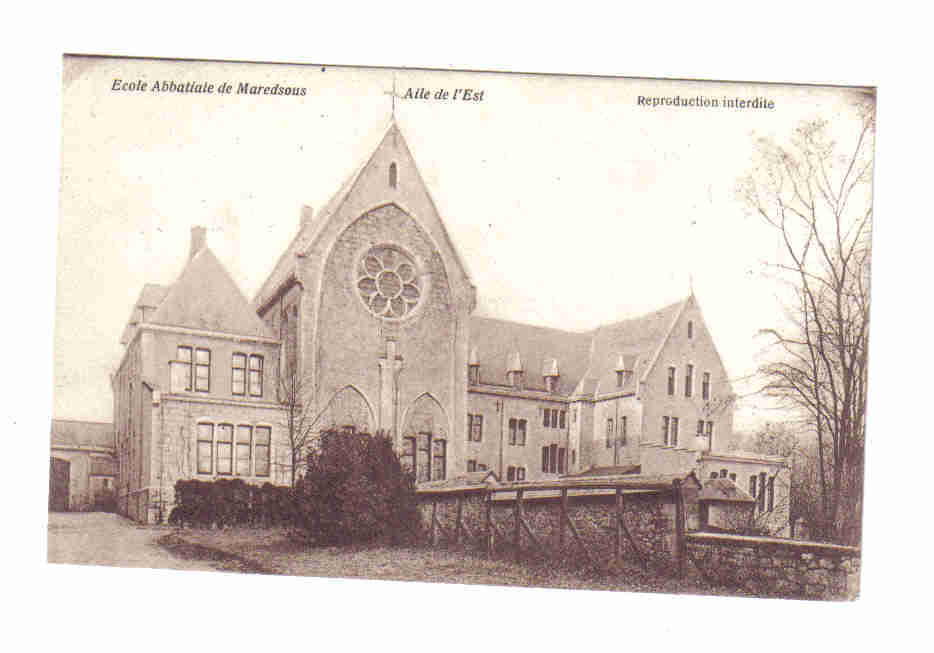 Maredsous Ecole Abbatiale Aile De L'est  Vierge - Anhée