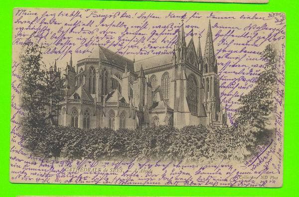 CATHÉDRALE DE SEES - L'ABSIDE - CARTE A VOYAGÉE EN  1903 - DOS NON DIVISÉ - - Sees