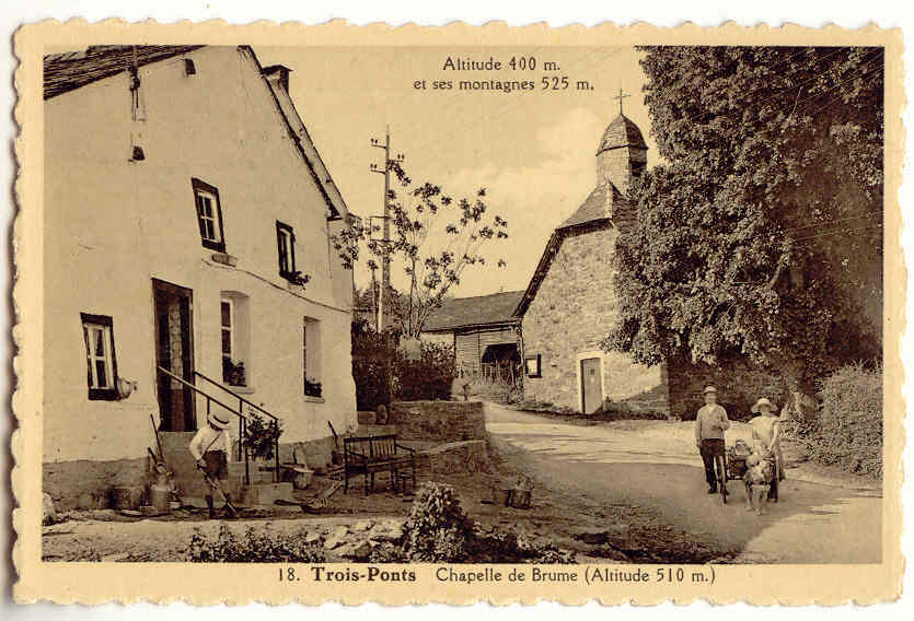 Lg74 -3 - TROIS-PONTS - Chapelle De Brume - Trois-Ponts