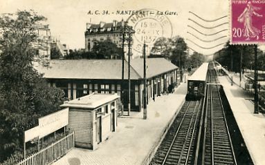 92 - NANTERRE - La Gare - Avec Le Train - Nanterre