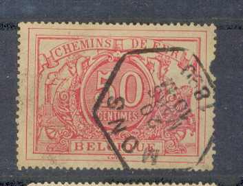 Belgie Ocb Nr : SP 11 Gestempeld MONS Defaux Droit (zie Scan Voor Tanding) - Used