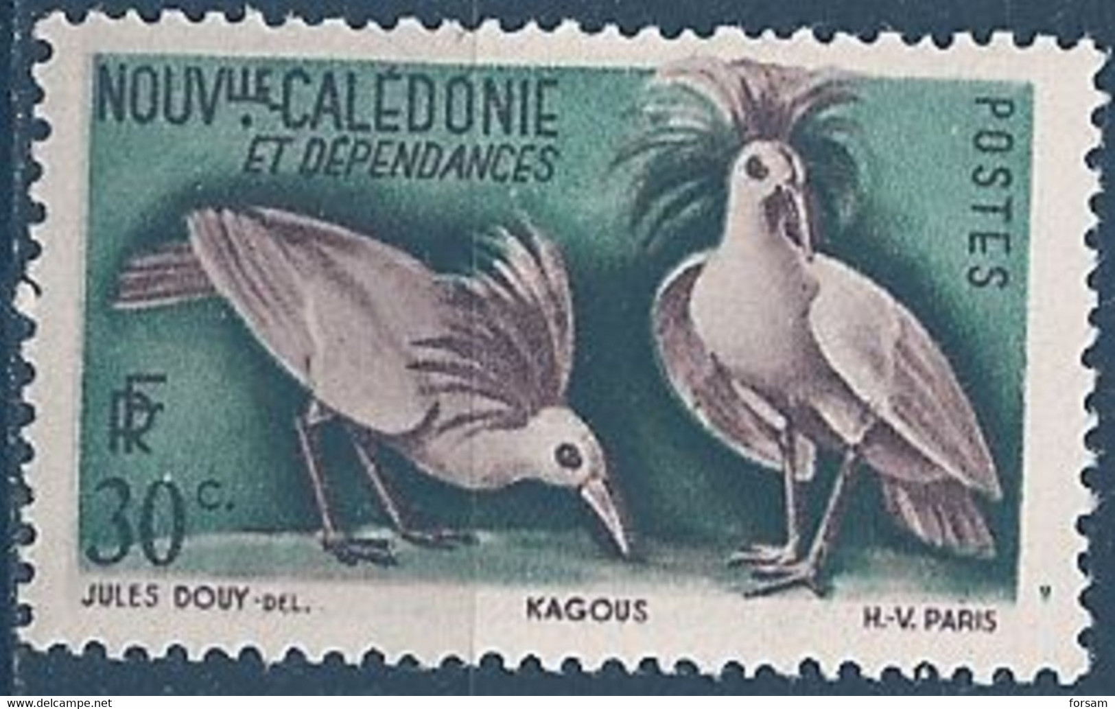 FRANCE..NEW CALEDONIA..1948..Michel # 327...MLH. - Unused Stamps