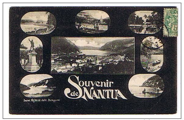 Cp De Nantua (01) Ain  -  Souvenir De Nantua - Nantua