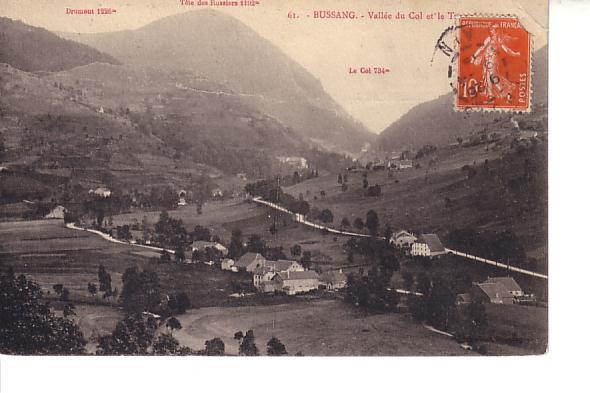 Bussang : Vue De La Vallée En Direction Du Col - Bussang