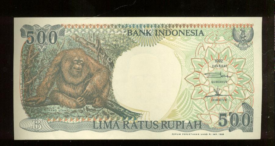 Billet De 500 Rupiahs Usagé - Indonesië