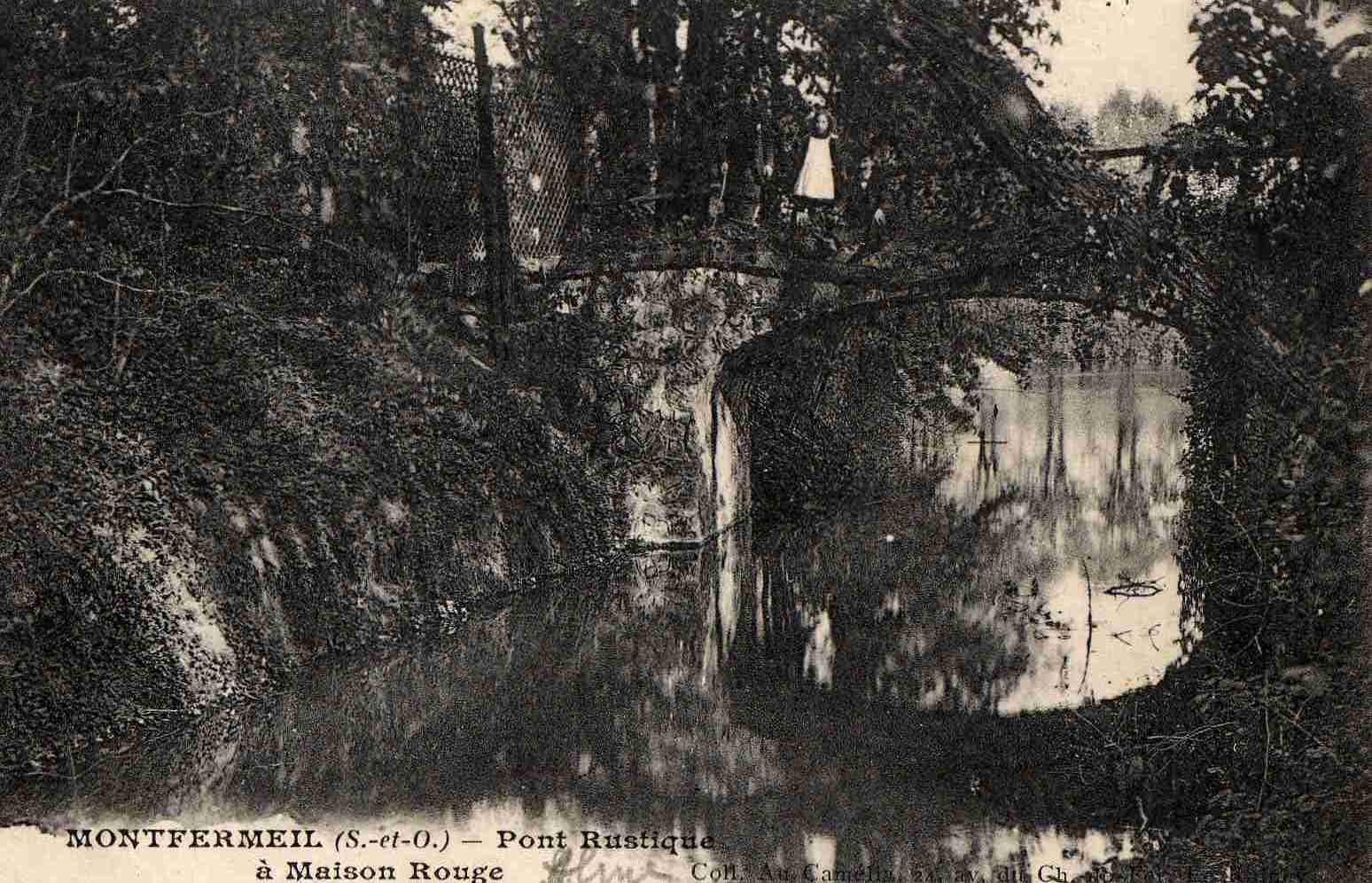 93 MONTFERMEIL Pont Rustique à Maison Rouge - Montfermeil