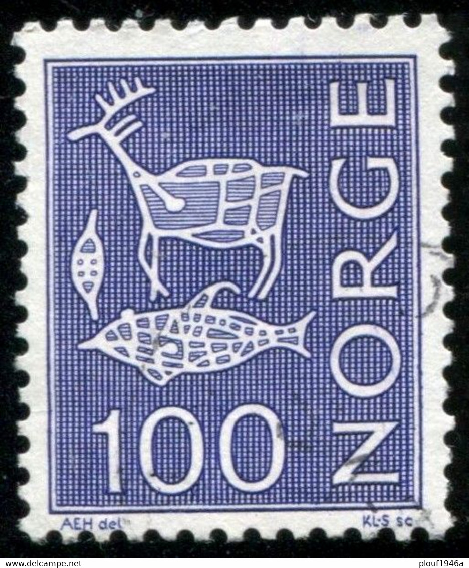 Pays : 352,03 (Norvège : Olav V)  Yvert Et Tellier N°:   524 B (o) - Used Stamps
