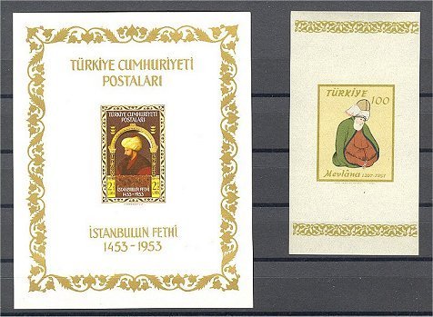 TURKEY COLLECTION 1940-87, WITH GOOD ITEMS, ALL DIFFERENT, ALL NEVER HINGED  **! - Verzamelingen & Reeksen