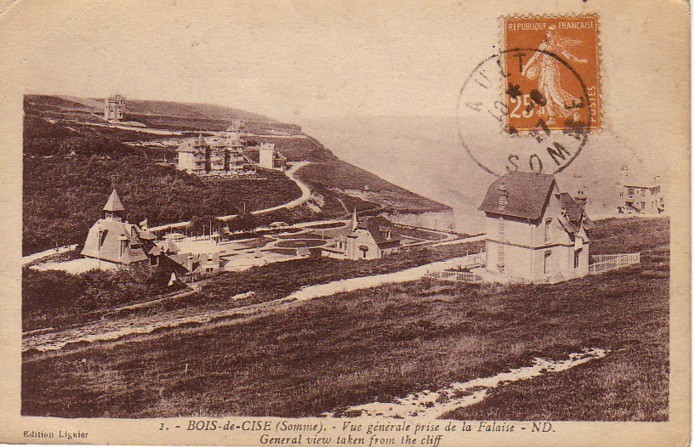 80 BOIS DE CISE  Jolie Cpa. Vue Générale Prise De La Falaise - Bois-de-Cise