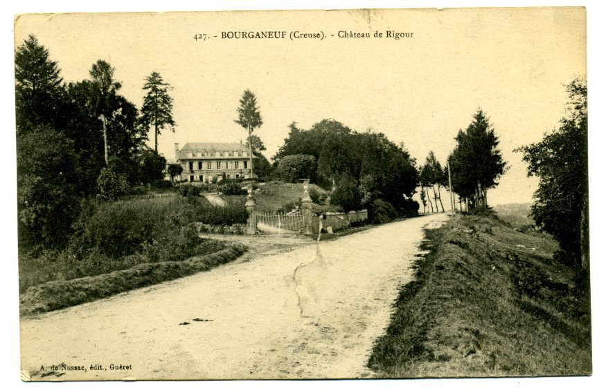 BOURGANEUF. Chateau De RIGOUR. 2ème Choix - Bourganeuf