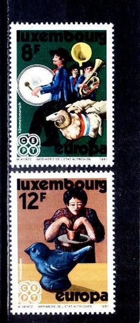 C4010 - Luxembourg 1981 - Yv.no.981/2  Neufs** - 1981