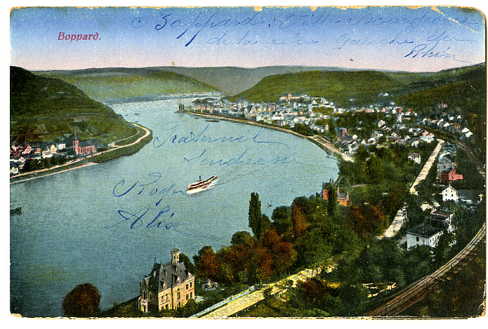 {17076} Allemagne Boppard.  écrite - Boppard