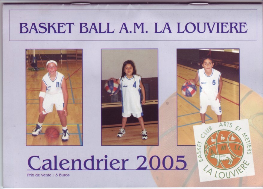 Basket Ball A.M. La Louvière - Calendrier 2005 - Formato Piccolo : 2001-...