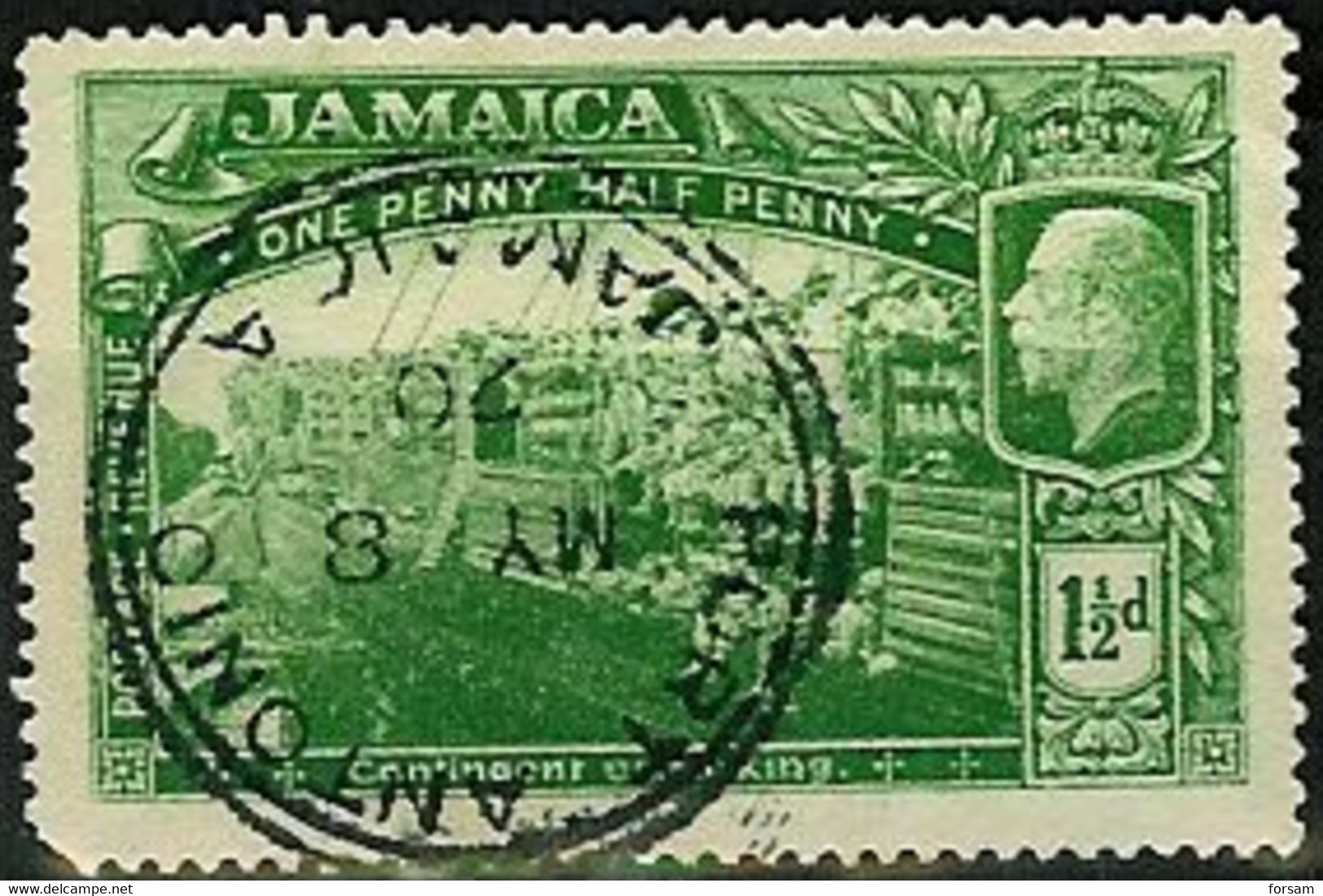 JAMAICA..1919..Michel # 73...used. - Giamaica (...-1961)