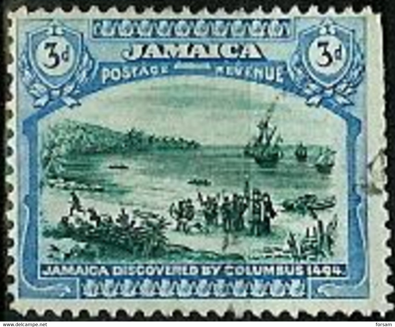 JAMAICA..1920/21..Michel # 81...used. - Jamaica (...-1961)