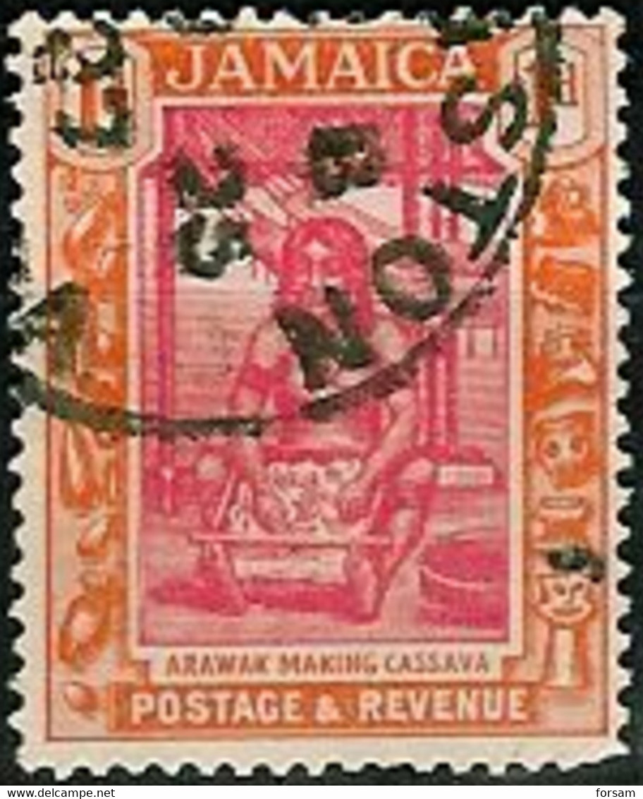 JAMAICA..1922..Michel # 99...used. - Jamaïque (...-1961)