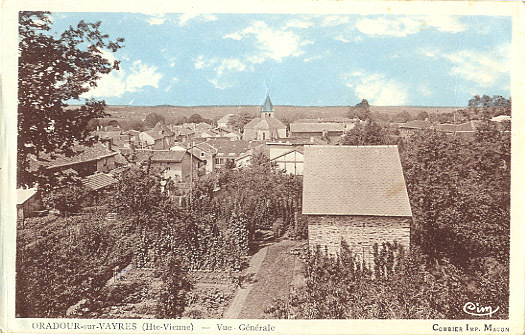 87 - HAUTE-VIENNE - ORADOUR Sur VAYRES - PANORAMA - BELLE VUE D´ENSEMBLE - Oradour Sur Vayres