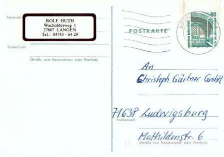 A0010 - Carte Postale Deutsche Bundepost 80 - Par Lot De 3 Cartes - Très Beaux Cachets - Sammlungen