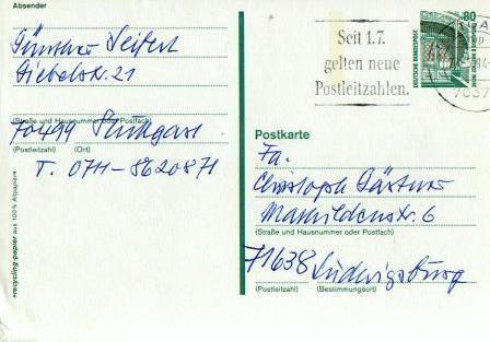 A0010 - Carte Postale Deutsche Bundepost 80 - Par Lot De 3 Cartes - Très Beaux Cachets - Colecciones