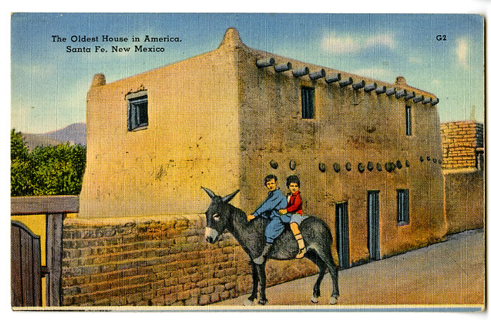 {17109} U S A New Mexico The Oldest House In America Santa Fe . Animée - Santa Fe