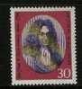 GERMANY 1966 Leibniz Stamp MHN 518 # 1878 - Unused Stamps