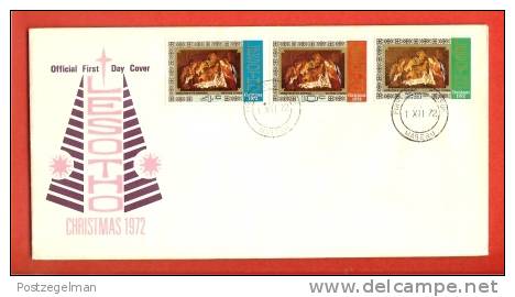 LESOTHO 1972 FDC Christmas 128-130 - Christmas