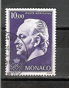 Monaco YT PA 97 Obl , Prince Rainier II - Luchtpost