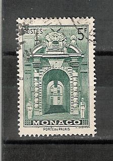 Monaco YT 260 Obl : Porte Du Palais - 1943 - Gebraucht