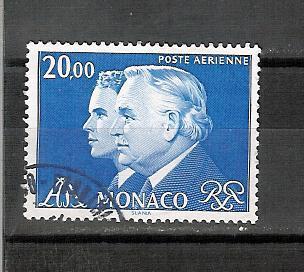 Monaco YT PA 103 Obl , Princes Rainier III Et Albert - Poste Aérienne