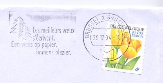 Belgique, Les MEILLEURS VOEUX S'écrivent,  2004 - New Year