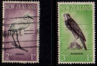 NEW ZEALAND  Scott # B 61-2 F-VF USED - Usados