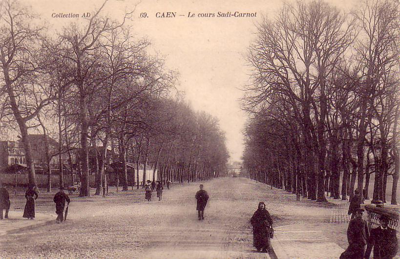 CAEN.  Le Cours Sadi-Carnot  (Animée) - Caen