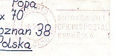 Carta Aerea POLONIA A España 1993 - Vliegtuigen