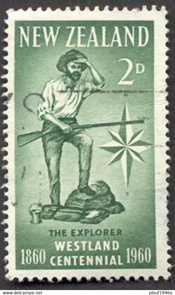 Pays : 362,1 (Nouvelle-Zélande : Dominion Britannique) Yvert Et Tellier N° :   381 (o) - Used Stamps