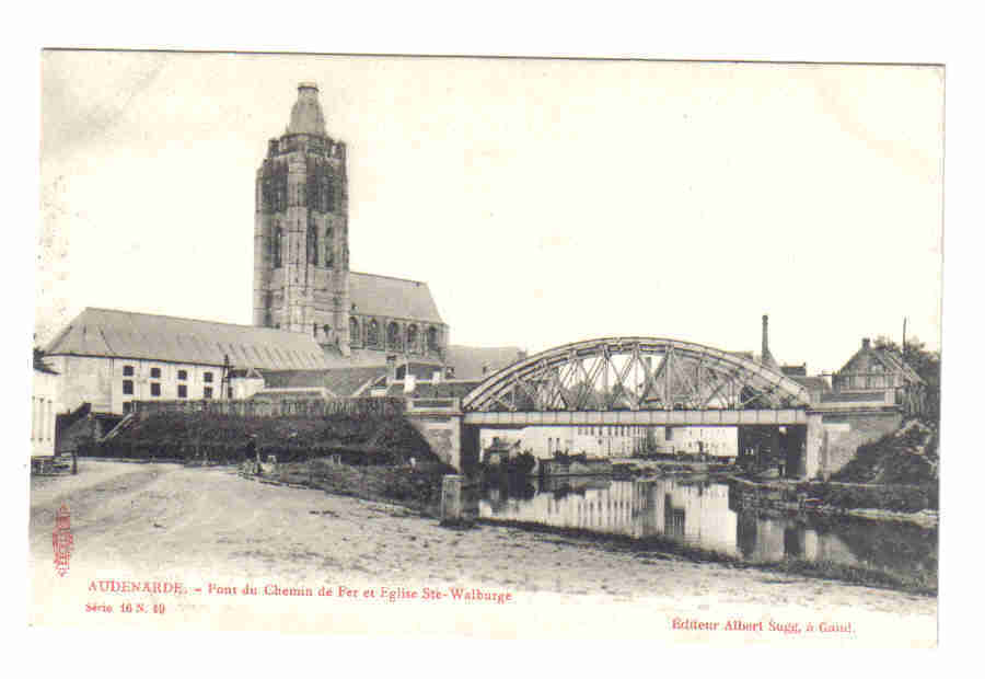 Oudenaarde Pont Du Chemin De Fer  (sugg Serie 16 N°19) Ongelopen - Oudenaarde