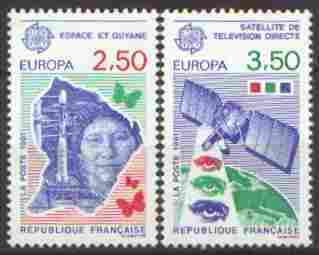 CEPT / Europa 1991 France N° 2696 Et 2697 ** L'Europe Et L'espace - 1991