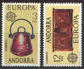 CEPT / Europa 1976 Andorre Espagnol N° 94 Et 95 ** - 1976