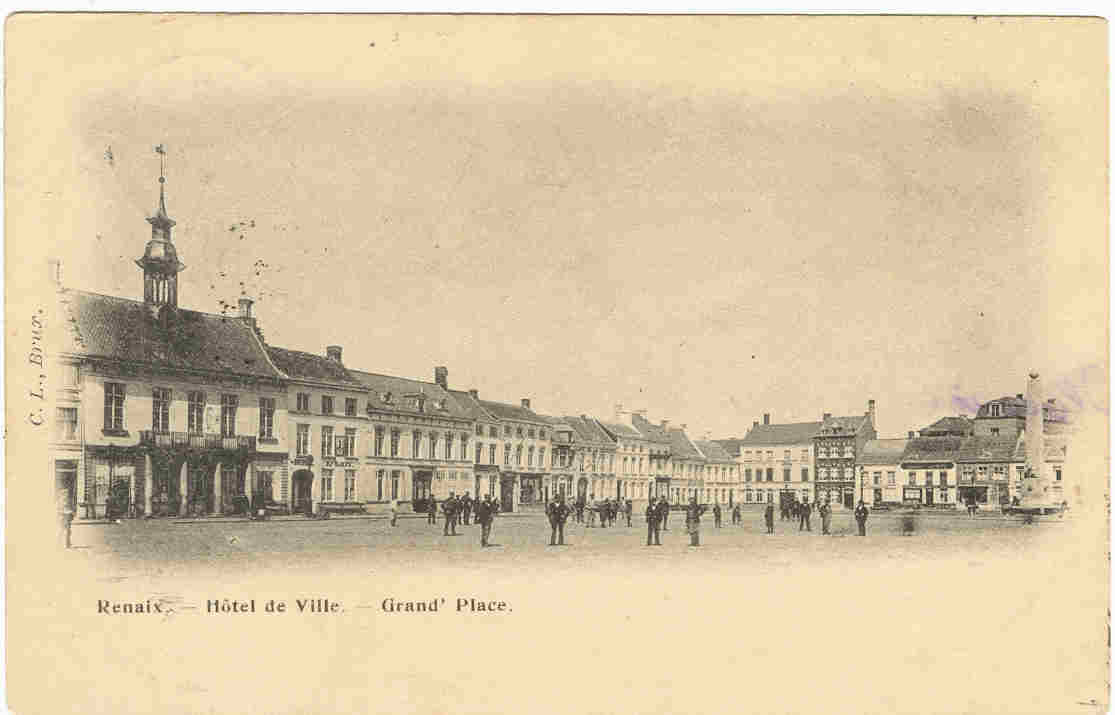 RENAIX - HOTEL DE VILLE   GRAND PLACE - Renaix - Ronse