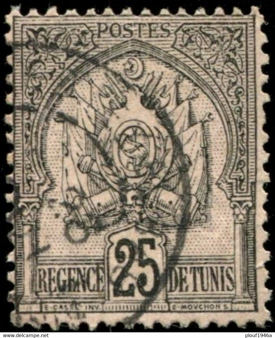 Pays : 486  (Tunisie : Régence)  Yvert Et Tellier N° :    16 (o) - Used Stamps