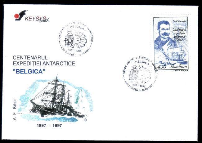 Polar Expedition BELGICA,special Cover Very Rare 1987. - Expéditions Arctiques