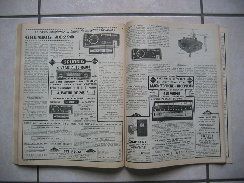 Le Haut-Parleur (journal De Vulgarisation Radio, Télévision) N° 1207, 17 Avril 1969. Sommaire (voir Scan) - Libros Y Esbozos