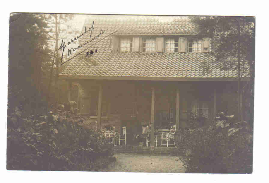 Waasmunster Sparrenhof (fotokaart) Verstuurd 1914 Edit F.lescornez Kalkstr St Niklaas - Waasmunster