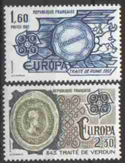 CEPT / Europa 1982 France N ° 2207 Et 2208 ** Faits Historiques - Histoire - 1982