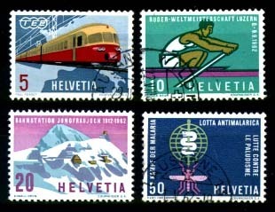 SUISSE - Yvert - 689/92 ( Le 691 = **) - Cote 4,35 € - Andere & Zonder Classificatie