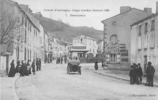 CIRCUIT D'AUVERGNE COUPE GORDON BENNETT 1905 7 PONTAUMUR - Other & Unclassified